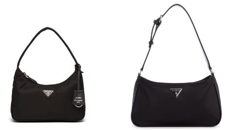 prada vs guess logo